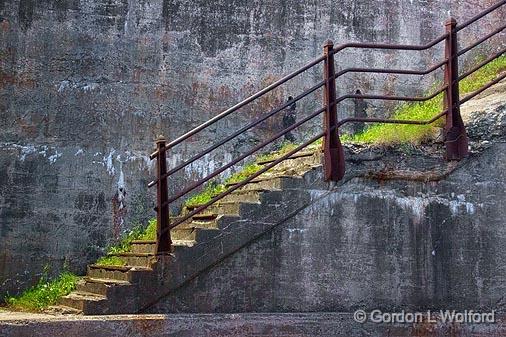 Crumbling Stairs_21007.jpg - Photographed at Smiths Falls, Ontario, Canada.